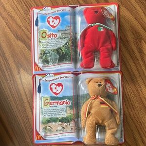 McDonald’s collection ty beanie baby 2 International Bears